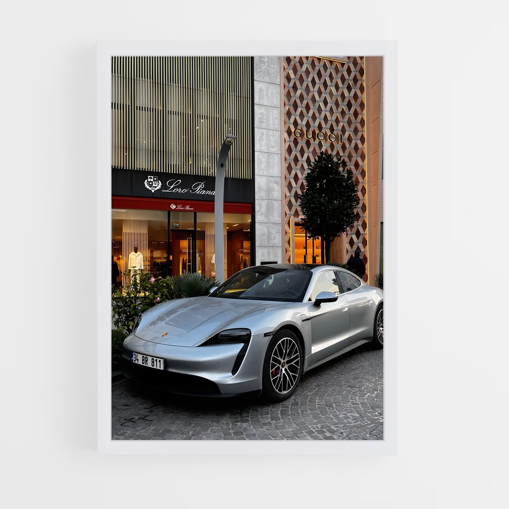 Poster Taycan s élégant – affiche Porsche (vue 3)